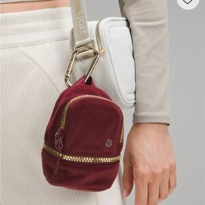 lululemon athletica Burgundy Mini Bag
